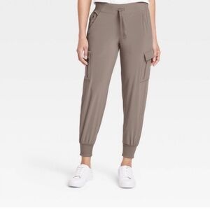 All in Motion Women's Taupe Jogger Pants, Size XXL